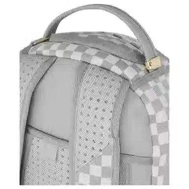 Sprayground Shark Logo Checkered Backpack