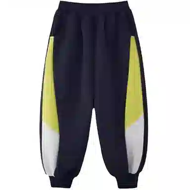 儿童款 左西针织运动裤 时尚拼色耐磨束脚