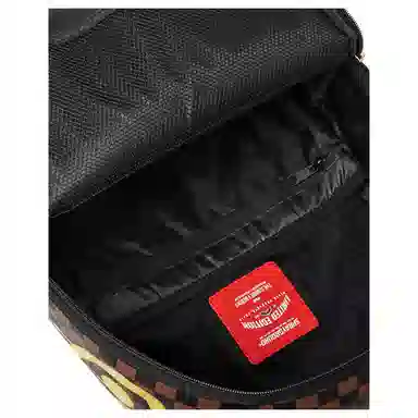 SPRAYGROUND Richie Rich Gold Sharkmouth DLXSV PVC()