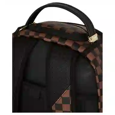 SPRAYGROUND Richie Rich Gold Sharkmouth DLXSV PVC()