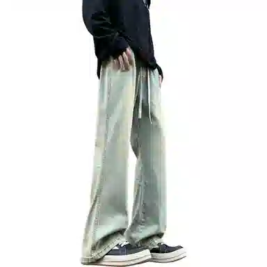 JASONWOOD Retro Washed Yellow Jeans