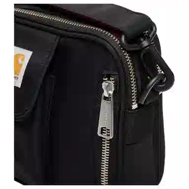 Carhartt WIP Nylon Crossbody Bag Small Black Red