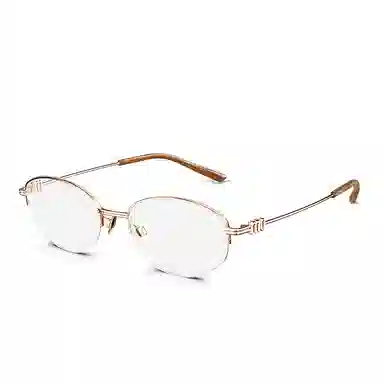 MOLSION Old Money Half Frame Titanium Optical Glasses