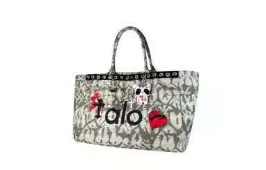 alo yoga Denim Star Tote Bag