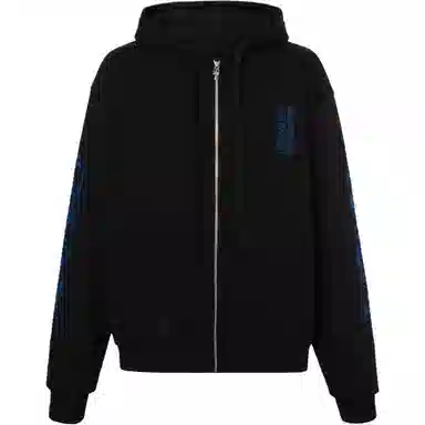 Chrome Hearts FW25 Letter Print Zip Hoodie