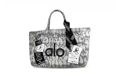 alo yoga Denim Star Tote Bag