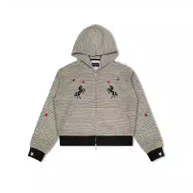 WANNA LAB 26SS Red Star Unicorn Hoodie