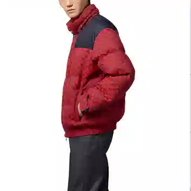 Gucci FW23 Printed Down Hoodie Jacket Red