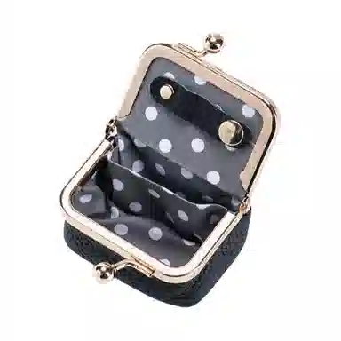 彤彤兔 真皮小巧 头层牛皮 零钱包 女款 黑色/酒红色/橙色/黄色/粉色/蓝色/绿色