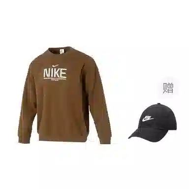 Nike Club AS M NK FT OS CREW GCEL logo