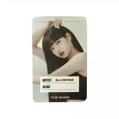 YG Entertainment BLACKPINK THE SHOW LIVE ID