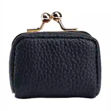 彤彤兔 真皮小巧 头层牛皮 零钱包 女款 黑色/酒红色/橙色/黄色/粉色/蓝色/绿色