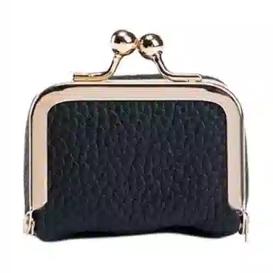 彤彤兔 真皮小巧 头层牛皮 零钱包 女款 黑色/酒红色/橙色/黄色/粉色/蓝色/绿色