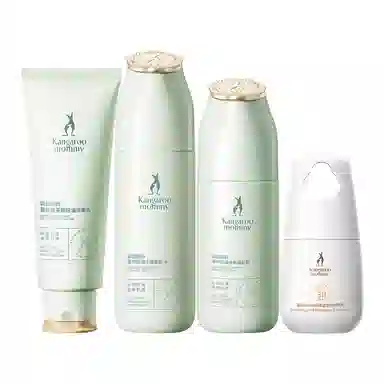 袋鼠妈妈 双重植物精华茶树防晒套装 保湿滋润控油防晒