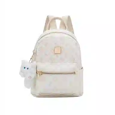 JANE KLAIN Cartoon Print Backpack