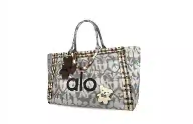 alo yoga Denim Star Tote Bag