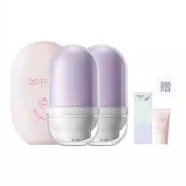 柳丝木 粉胶囊美白防晒乳调色隔离组合护肤套装 美白滋润防晒