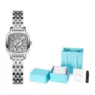 AIVN Elegant Quartz Watch Silver Dial
