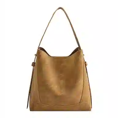 纳兰杜 时尚高级感通勤潮流百搭休闲高颜值实用品牌小众水桶包斜挎包 牛皮 单肩包 常规 女款 多色