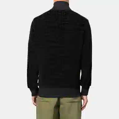 Palm Angels FW22 Zip-Up Sweatshirt Black