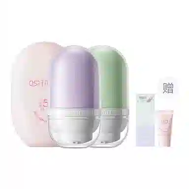 柳丝木 粉胶囊美白防晒乳调色隔离组合护肤套装 美白滋润防晒