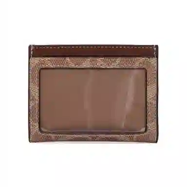 COACH x PEANUTS Slim Card Case Brown