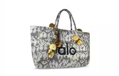 alo yoga Denim Star Tote Bag