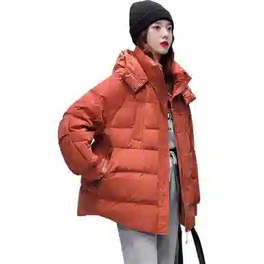 鸭鸭 时尚百搭宽松保暖休闲加厚中长款羽绒服 女款