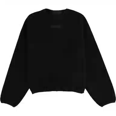 Fear of God Essentials Crewneck Sweater Jet Black
