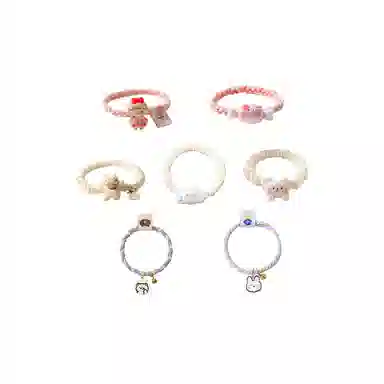 妖娆猫 一周星期头绳发饰套装礼盒可爱皮筋扎头发小清新发绳头饰创意实用高级感儿童礼品女生 发圈 女款