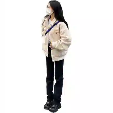 宝米卡 百搭多种版型加绒牛仔裤 女款