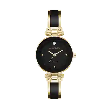 Anne Klein Quartz Watch 24mm Black Dial