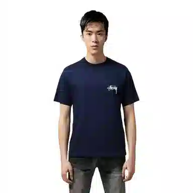 Stussy FW22 Galaxy Print Crewneck T-Shirt