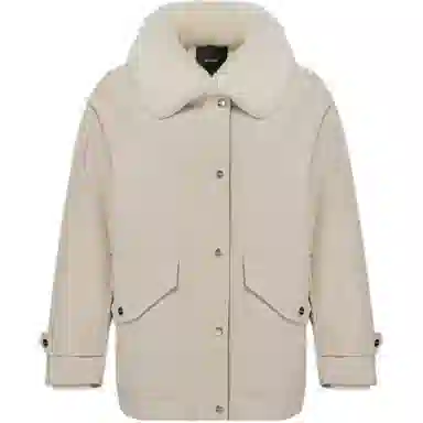 PINKO FW25 Fur Collar Down Liner Coat Set