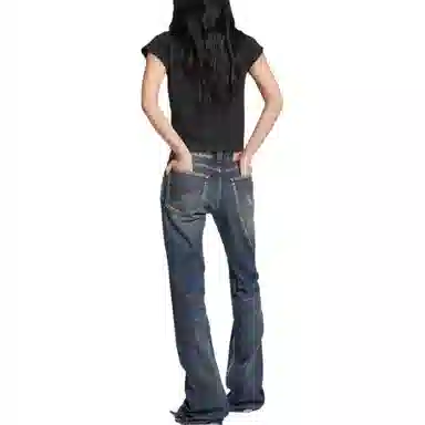 Balenciaga Stretch Knit Crewneck T-Shirt Black Slim Fit