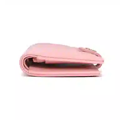 Chanel Quilted Wallet Pink