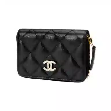 CHANEL 25B Wallet Black