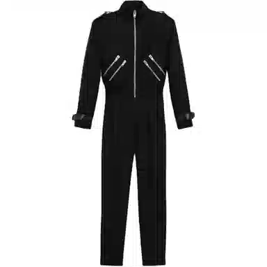 CELINE Wool Zip Jumpsuit