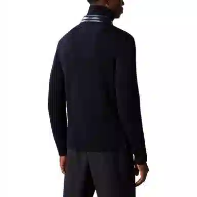 Moncler Padded Wool Zip-Up Cardigan