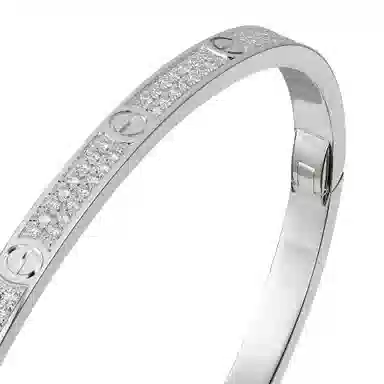 Cartier LOVE Bracelet White Gold
