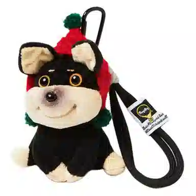 纳兰杜 可爱帽子蜜蜂小狗玩偶包包挂件女生公仔挂饰 毛绒 钥匙扣包周边 男女同款情侣款 红色帽子蜜蜂狗/黄色帽子蜜蜂狗/灰色帽子蜜蜂狗