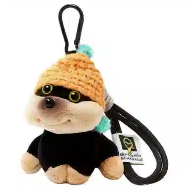 纳兰杜 可爱帽子蜜蜂小狗玩偶包包挂件女生公仔挂饰 毛绒 钥匙扣包周边 男女同款情侣款 红色帽子蜜蜂狗/黄色帽子蜜蜂狗/灰色帽子蜜蜂狗