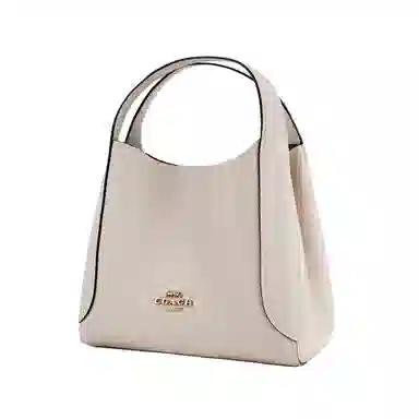 COACH Hadley 21 Hobo Tote Small White