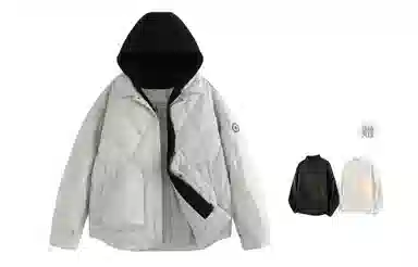 MIIOW Trend Party Series 90 Duck Down Retro Hoodie Jacket