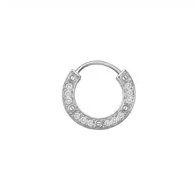 Cartier Love 18K White Gold Earring