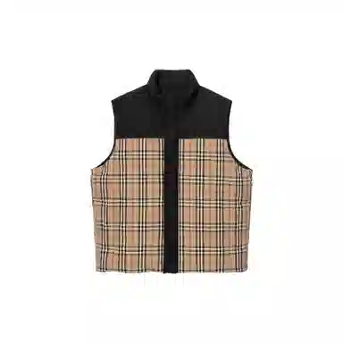 Burberry Check Print Vest