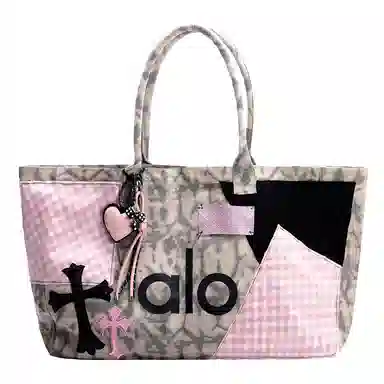 alo yoga Custom Colorblock Tote Bag
