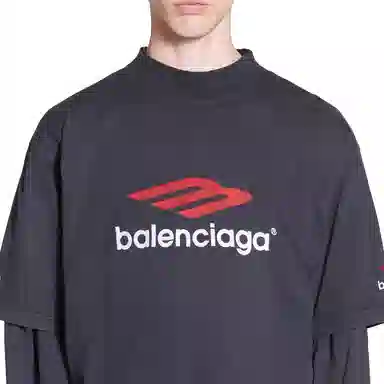 Balenciaga FW23 Logo Print T-Shirt