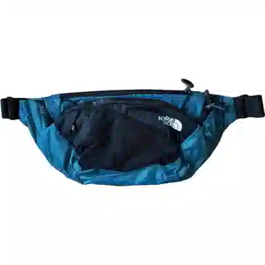 The North Face Nylon Waist Bag Blue Black