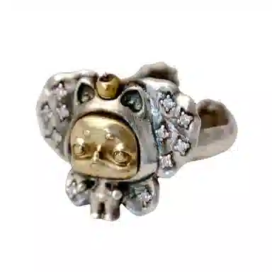 QUANDO Butterfly Cat Ring